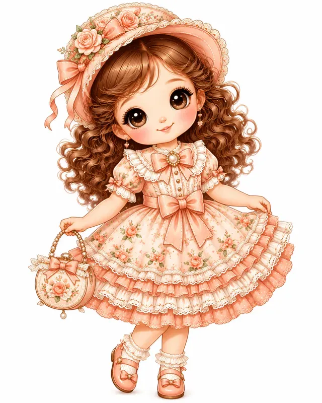 Cute Girls Kawaii Clipart