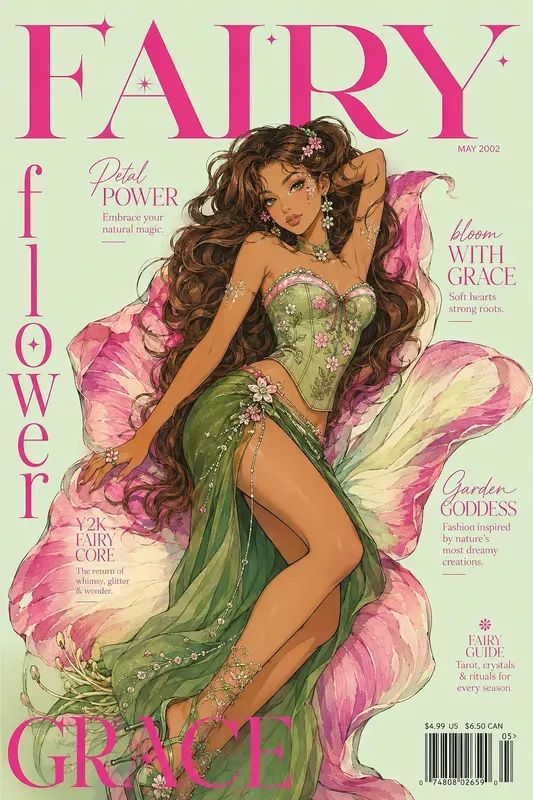 Y2k Magical Girl Magazine Covers