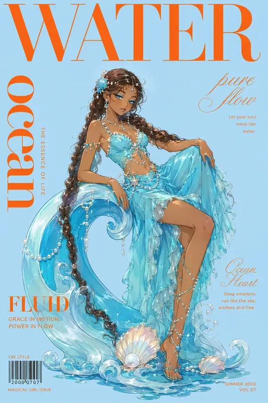 Y2k Magical Girl Magazine Covers
