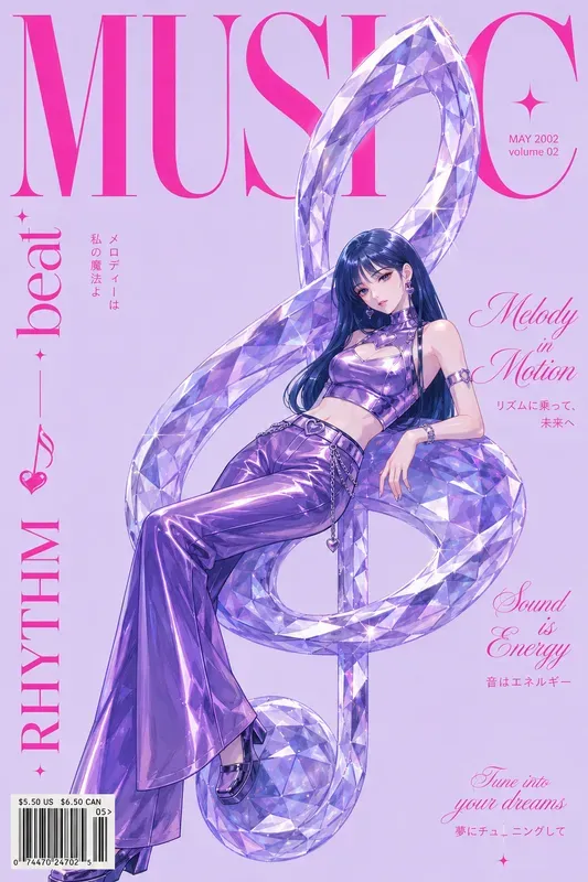 Y2k Magical Girl Magazine Covers