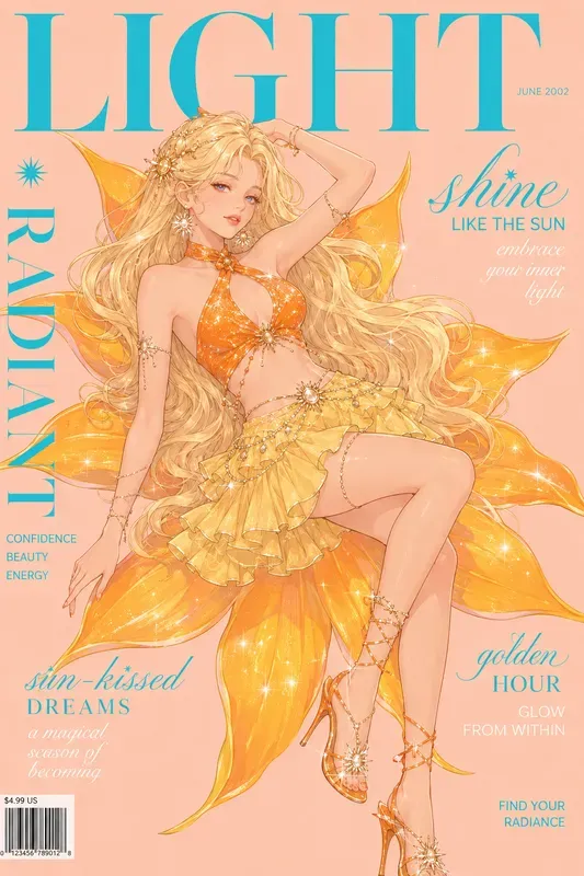 Y2k Magical Girl Magazine Covers