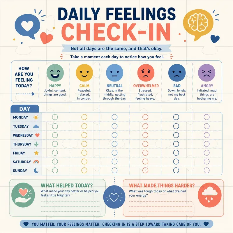 Flat Emotional Literacy Infographics