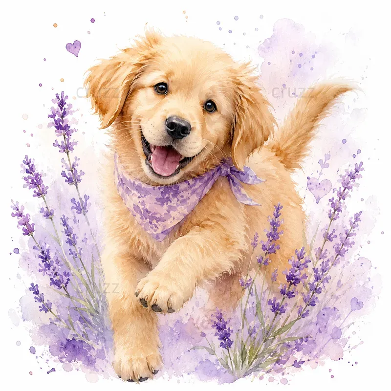 Dreamy Watercolor Animal Illustrations