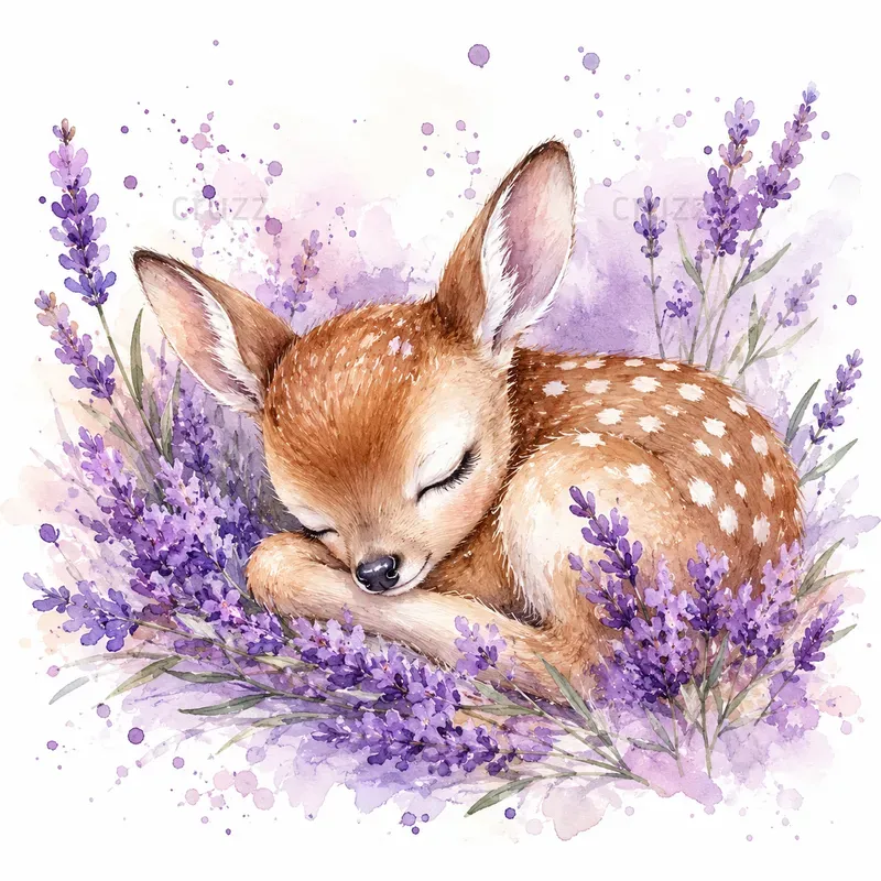 Dreamy Watercolor Animal Illustrations