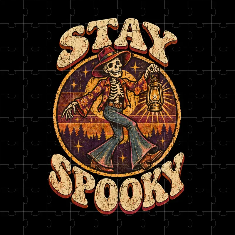 Vintage Halloween Tshirt Graphic Art