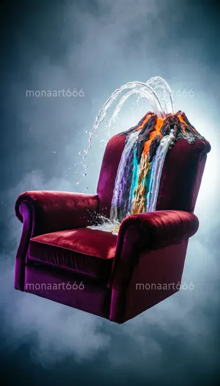 Atmospheric 3D Poster Backgrounds