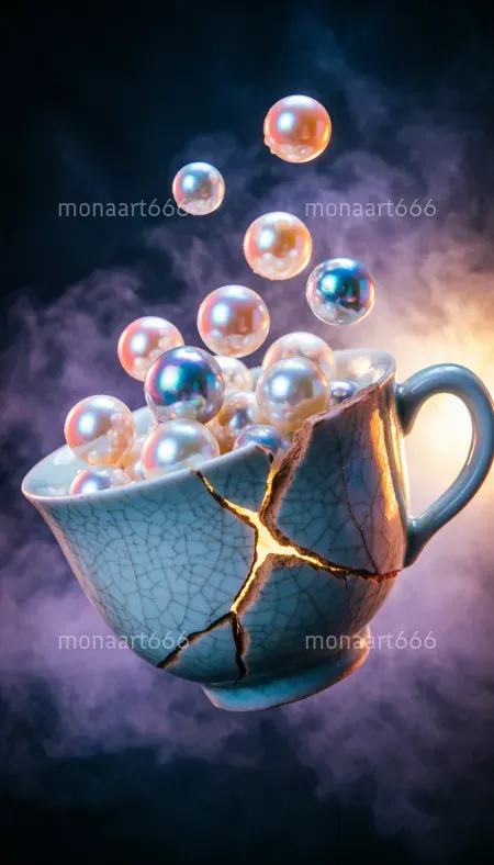 Atmospheric 3D Poster Backgrounds