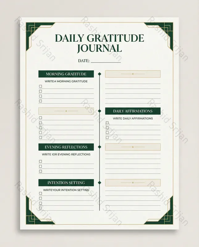 Premium Gratitude Journal Templates