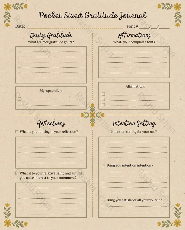 Premium Gratitude Journal Templates