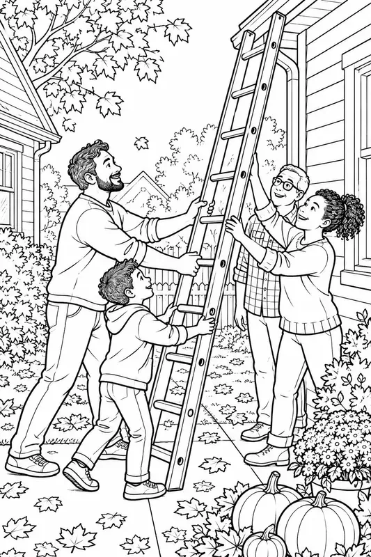 Thanksgiving Neighbor Kindness Colorings