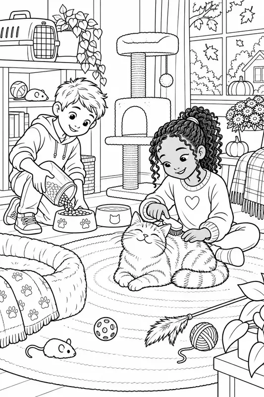 Thanksgiving Neighbor Kindness Colorings