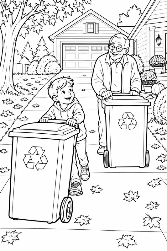 Thanksgiving Neighbor Kindness Colorings