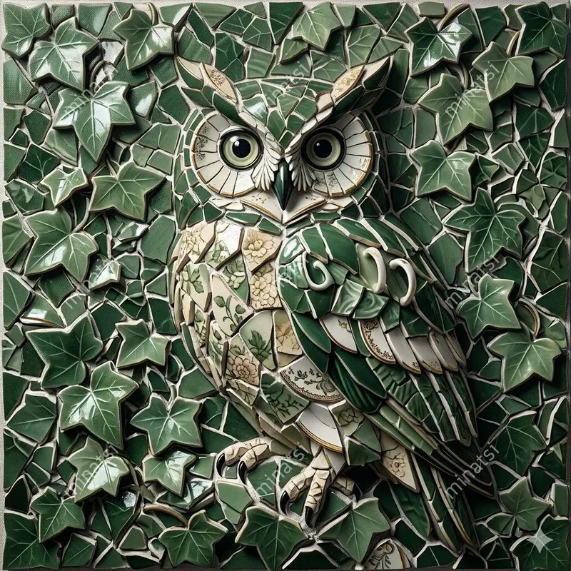Surreal Pique Assiette Mosaic Sculptures