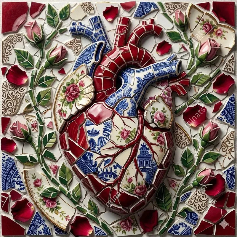 Surreal Pique Assiette Mosaic Sculptures
