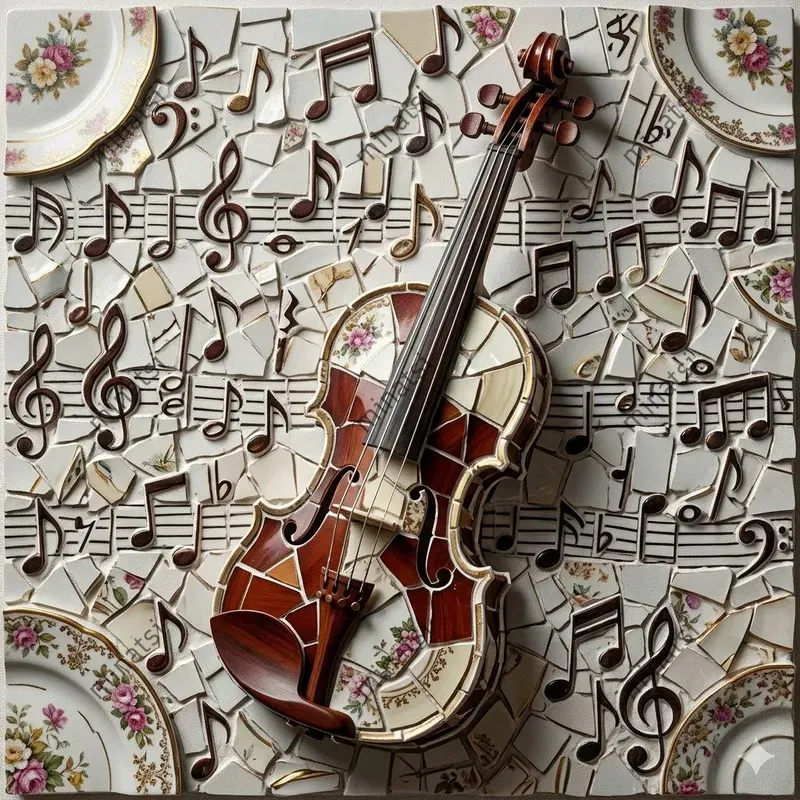 Surreal Pique Assiette Mosaic Sculptures