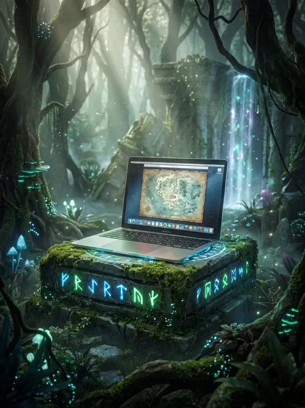 Macbooks In Fantasy Worlds