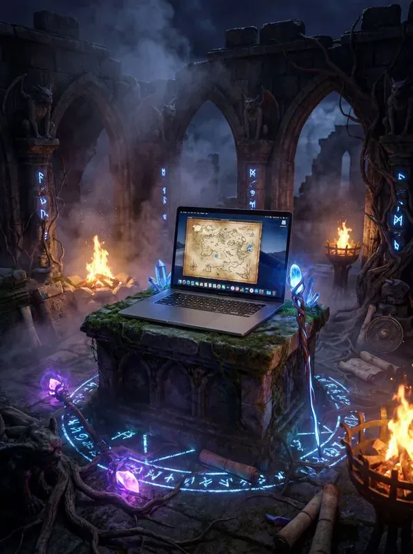 Macbooks In Fantasy Worlds
