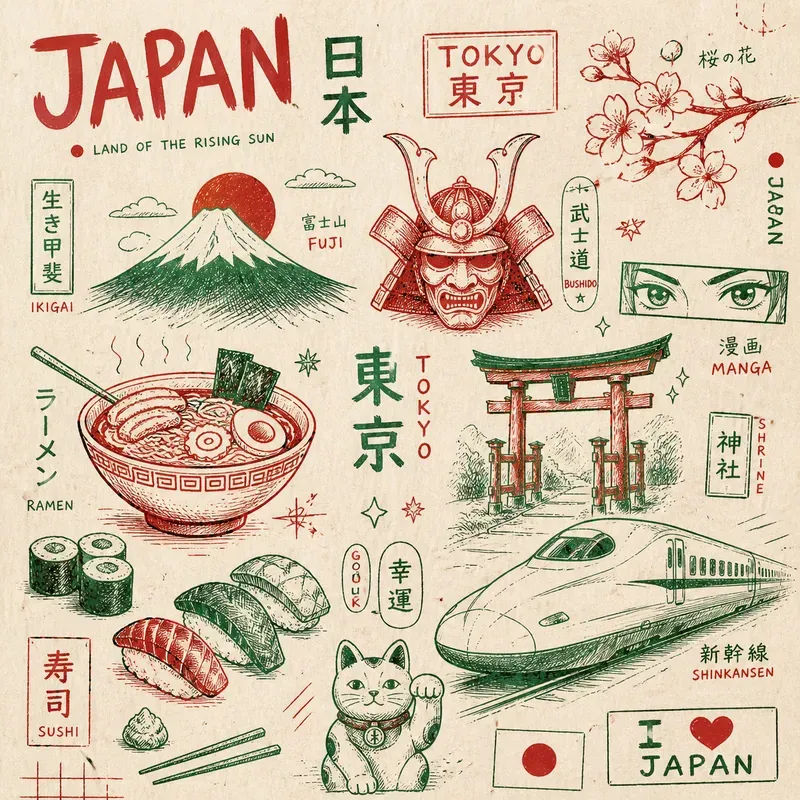 Vintage Doodle Collage Poster Packs