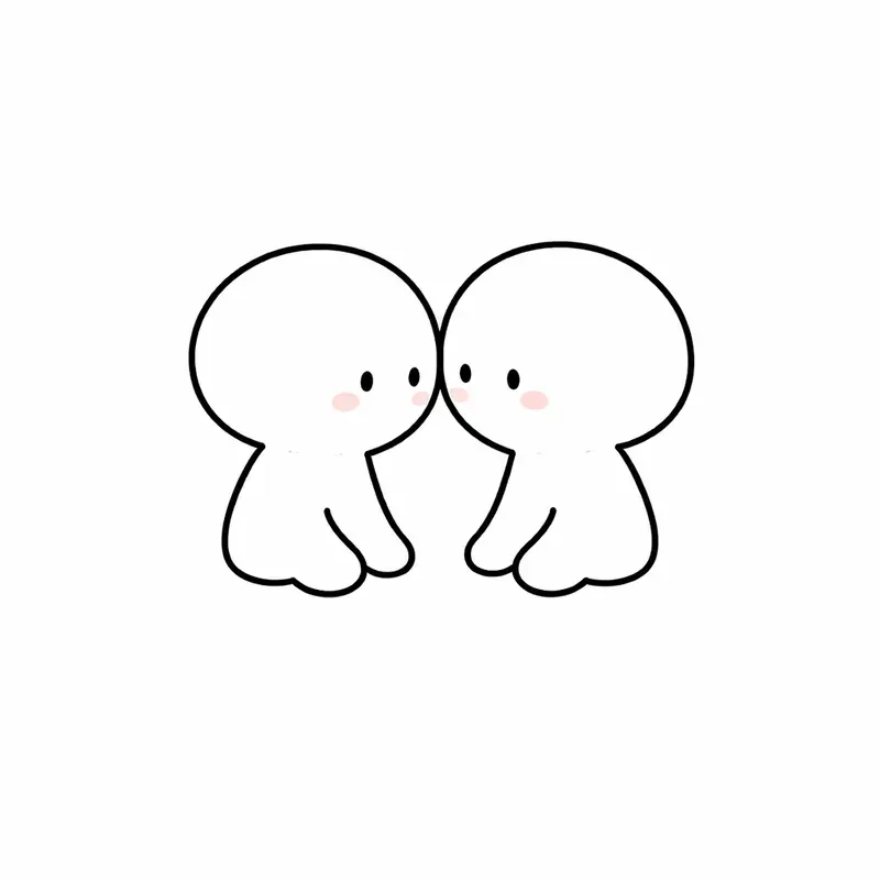 Minimal Love Doodles Romantic