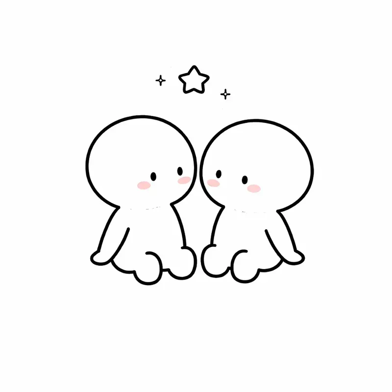 Minimal Love Doodles Romantic