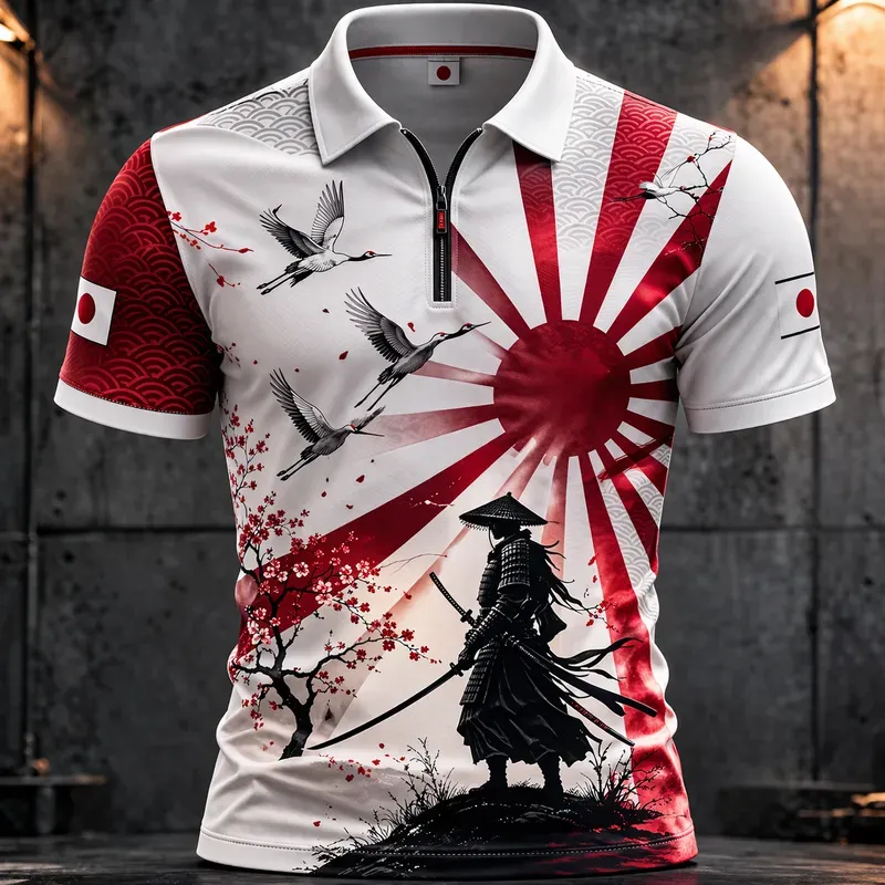 Patriotic Polo Shirt Mockup Generator