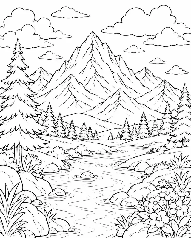 Coloring Book Page Generator