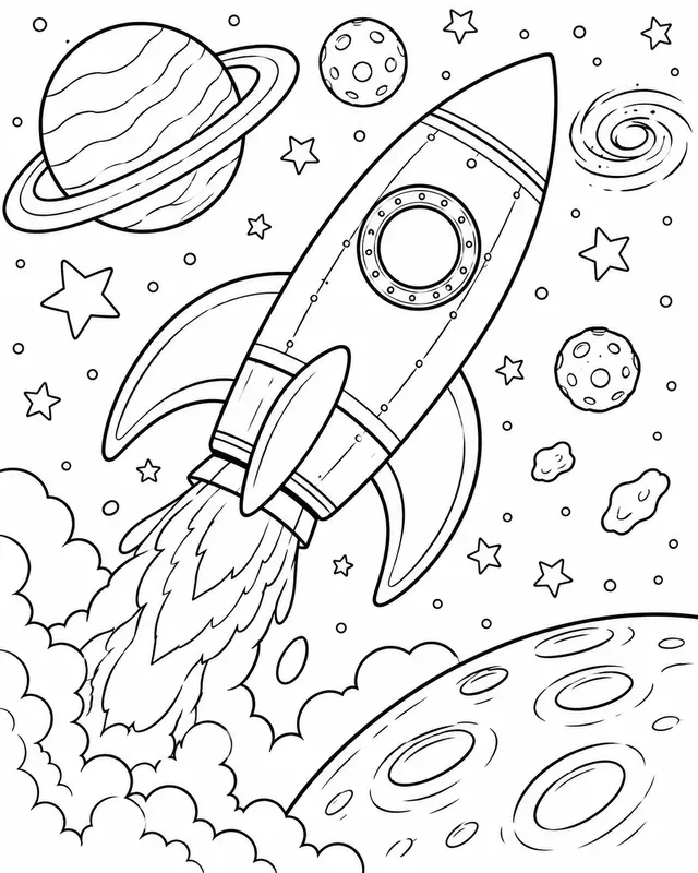 Coloring Book Page Generator