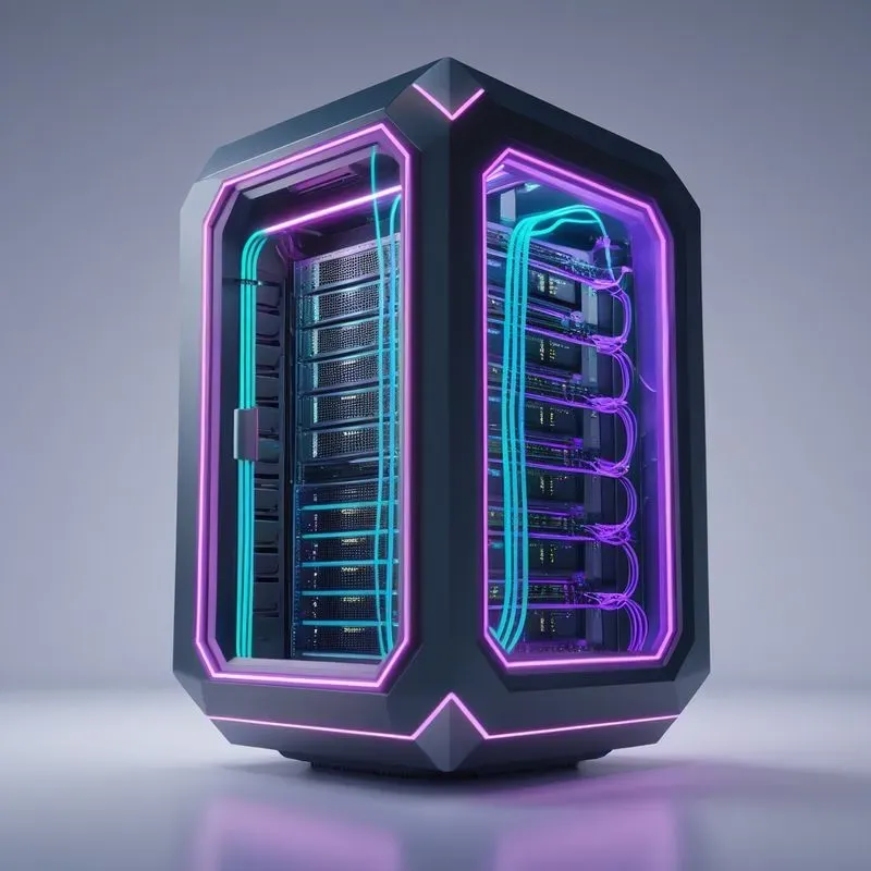 Isometric 3D Futuristic Tech App Icons