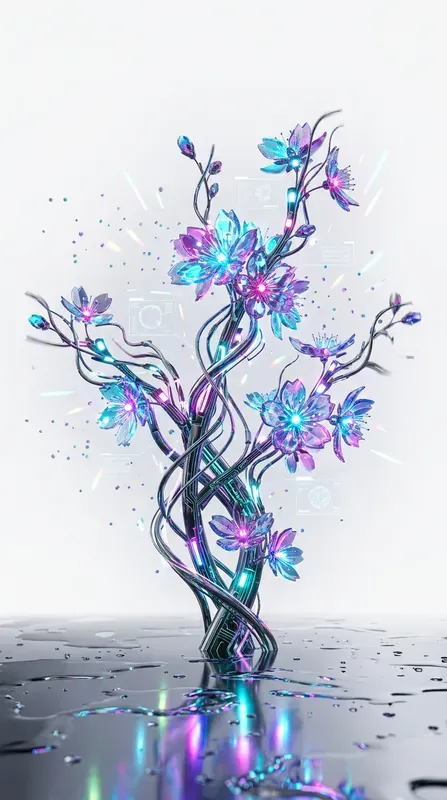 Cyberpunk Fantasy Plants