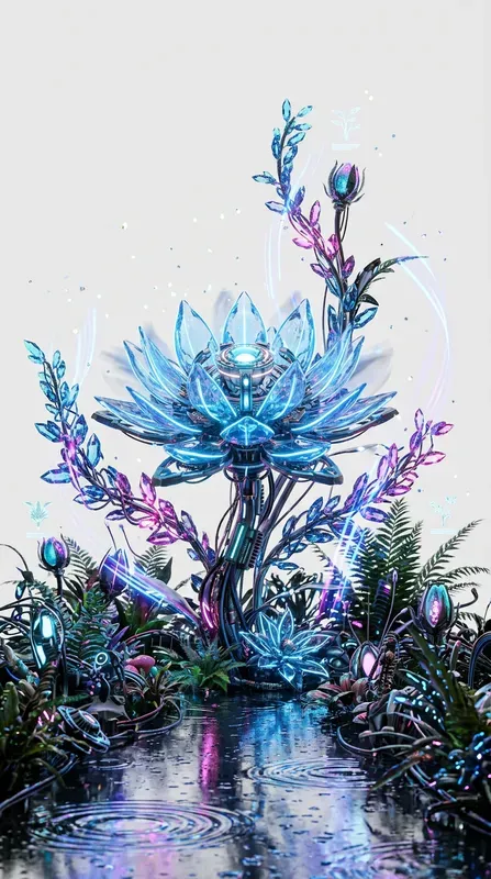 Cyberpunk Fantasy Plants