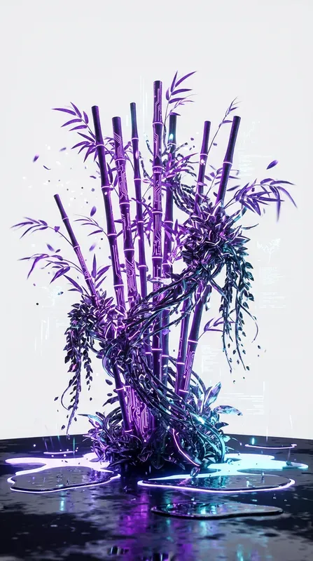 Cyberpunk Fantasy Plants