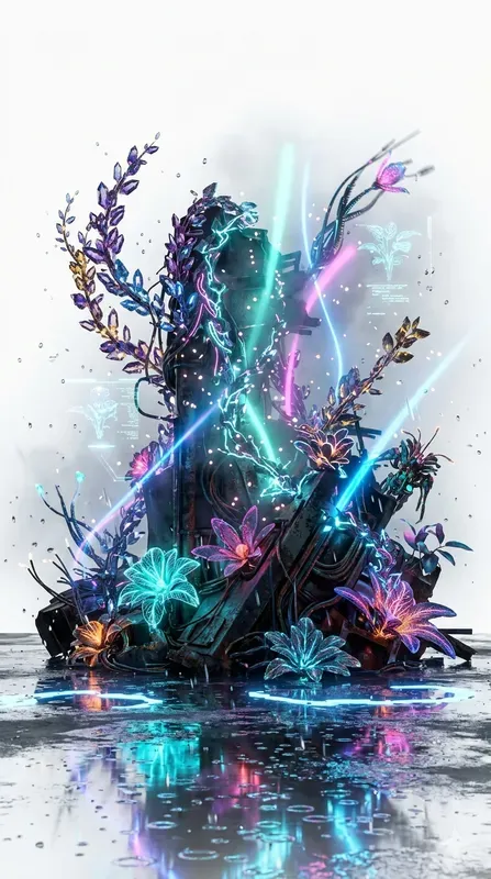 Cyberpunk Fantasy Plants