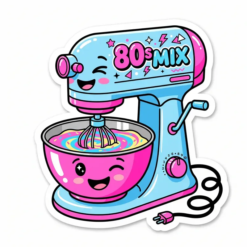 Kawaii Kitchen Appliance Stickers