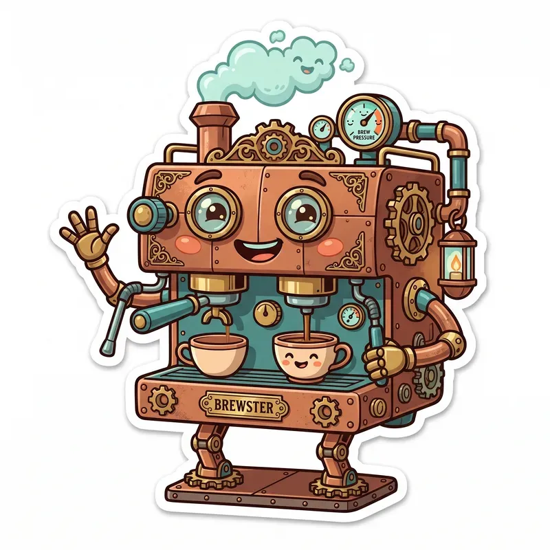 Kawaii Kitchen Appliance Stickers