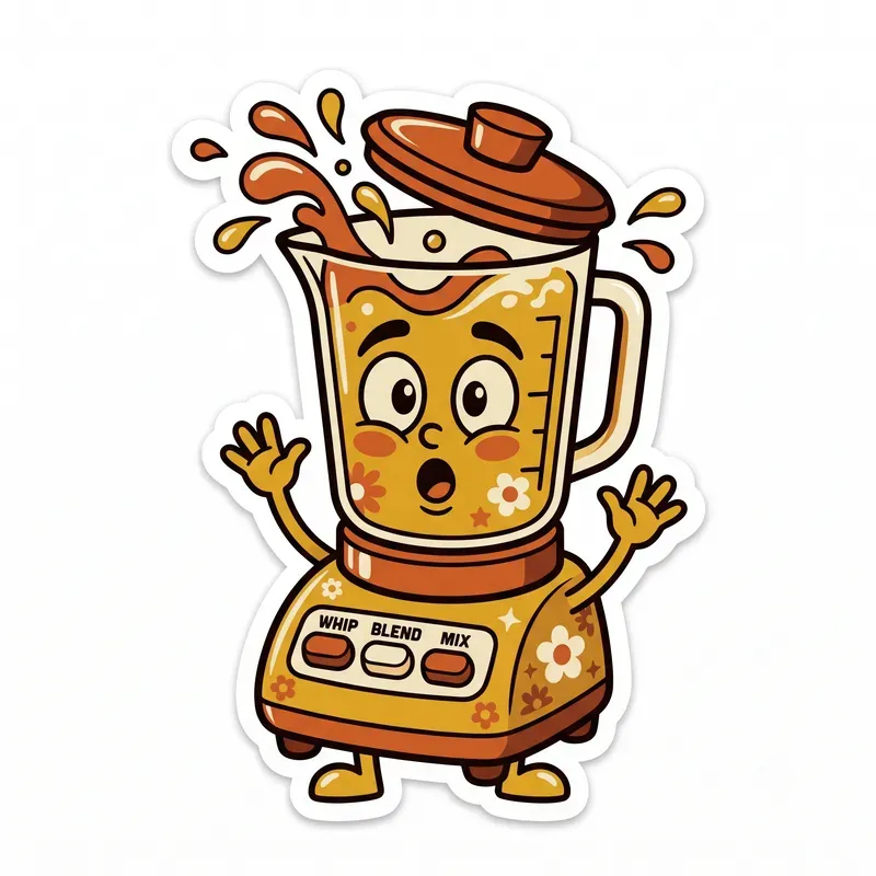 Kawaii Kitchen Appliance Stickers