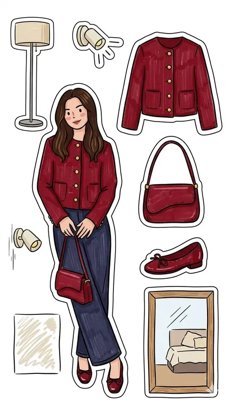 Whimsical 2d Handdrawn Sticker Doodles