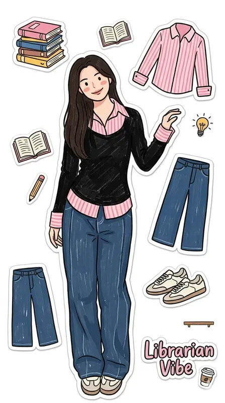 Whimsical 2d Handdrawn Sticker Doodles