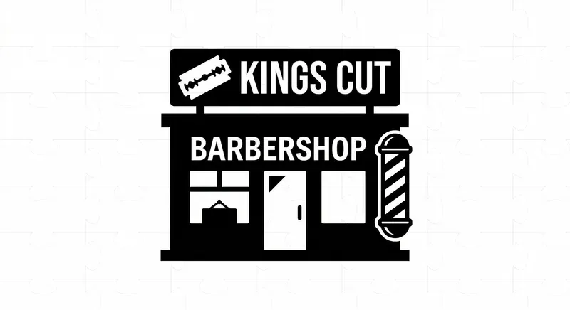 Bold Black White Business Logos