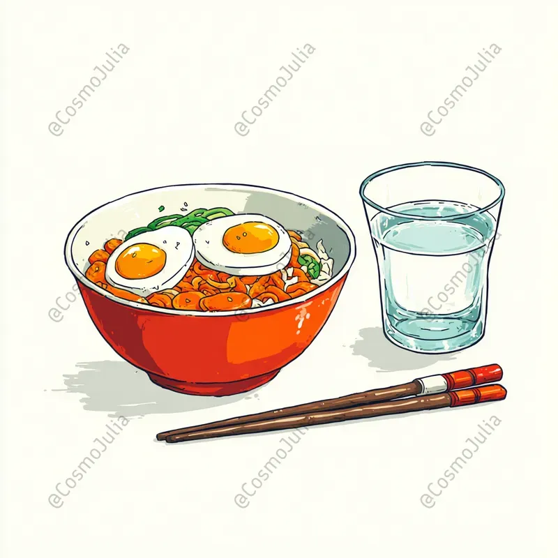 Cartoon Food Set Icons