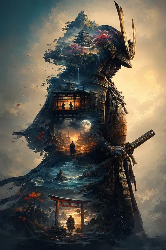 Cinematic Silhouette World Collages