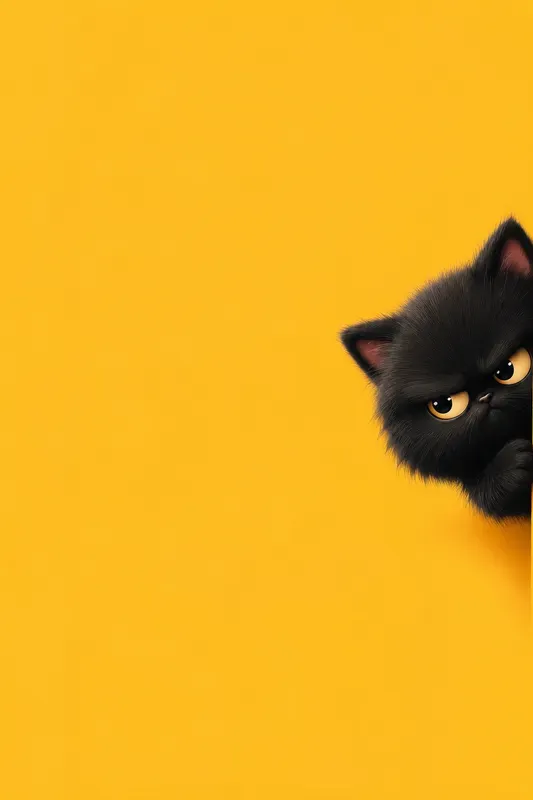 Cute Peekaboo Character Posters