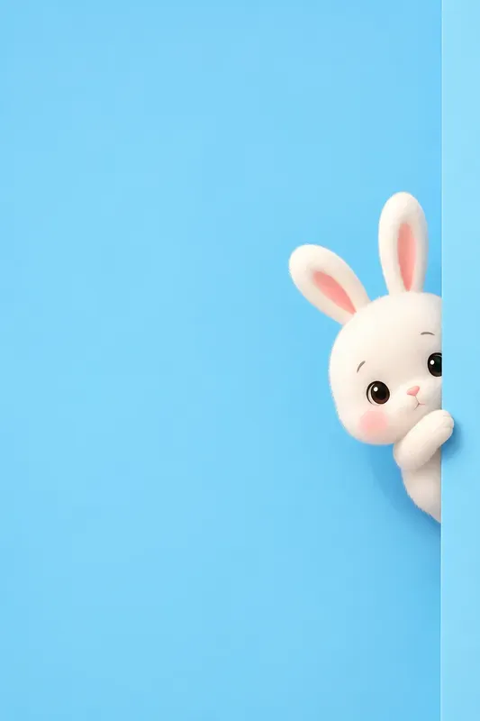 Cute Peekaboo Character Posters