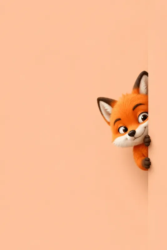 Cute Peekaboo Character Posters