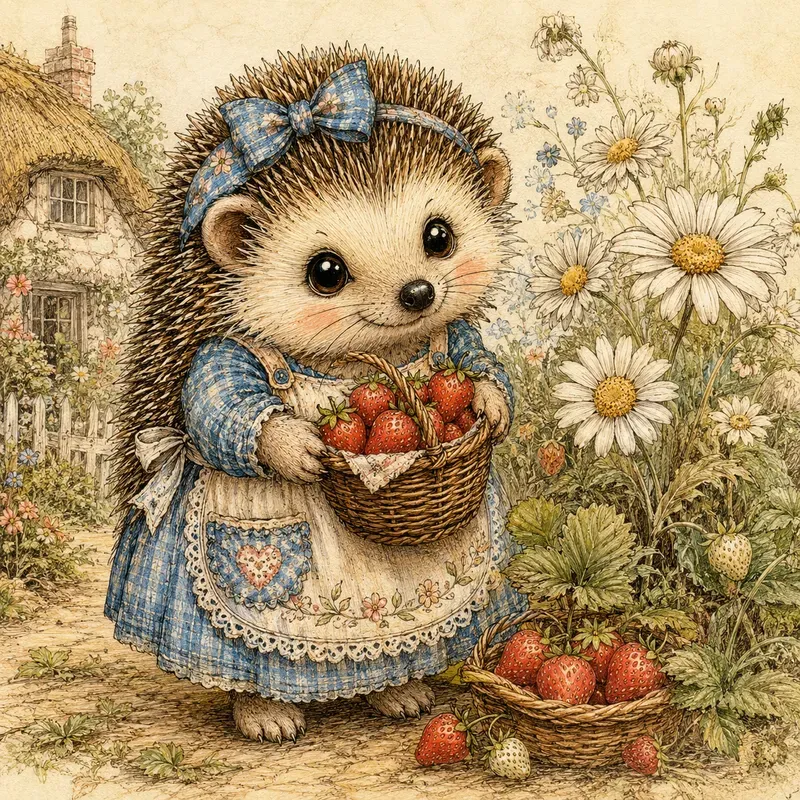 Whimsical Vintage Storybook Animals