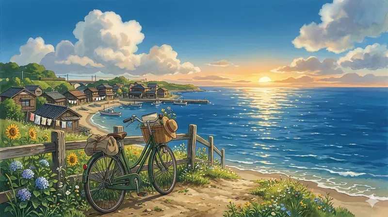 Cozy Summer Seaside Landscapes