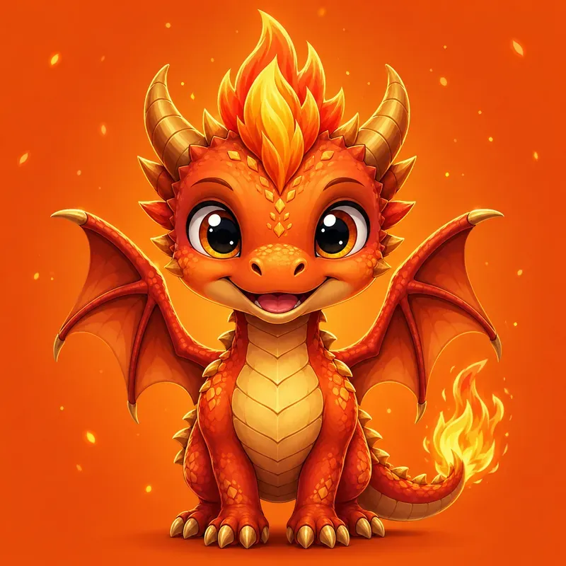 Cute Reptile Mascot Generator