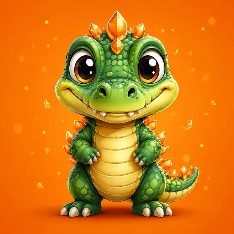 Cute Reptile Mascot Generator