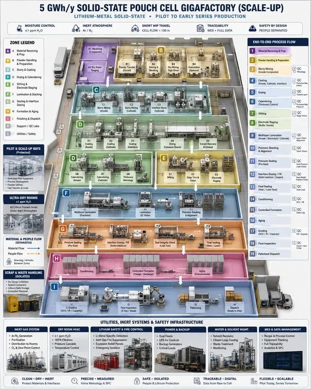 Battery Cell Gigafactory Manufacturing