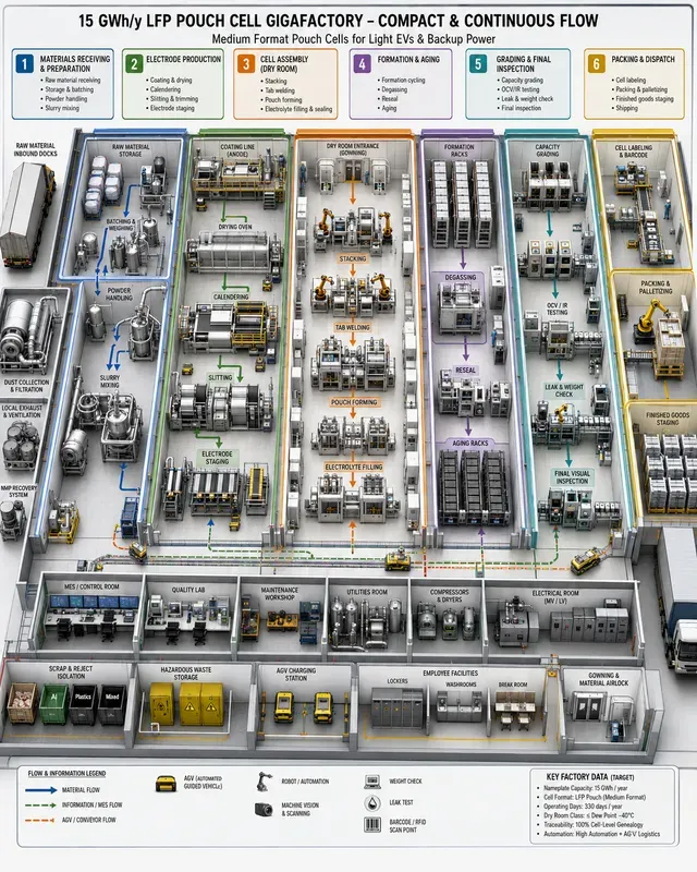 Battery Cell Gigafactory Manufacturing