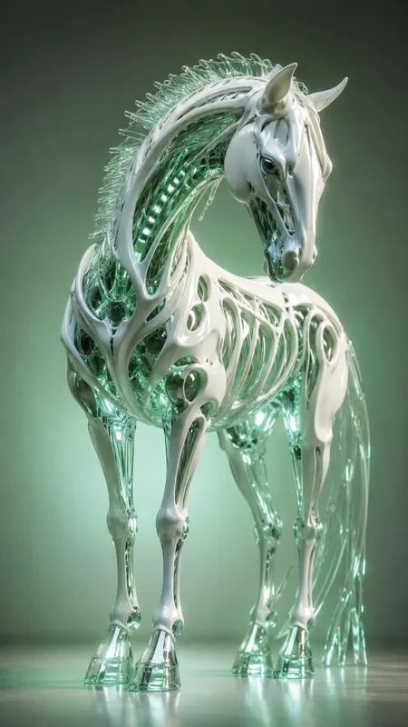 Organic Crystal Sculptures